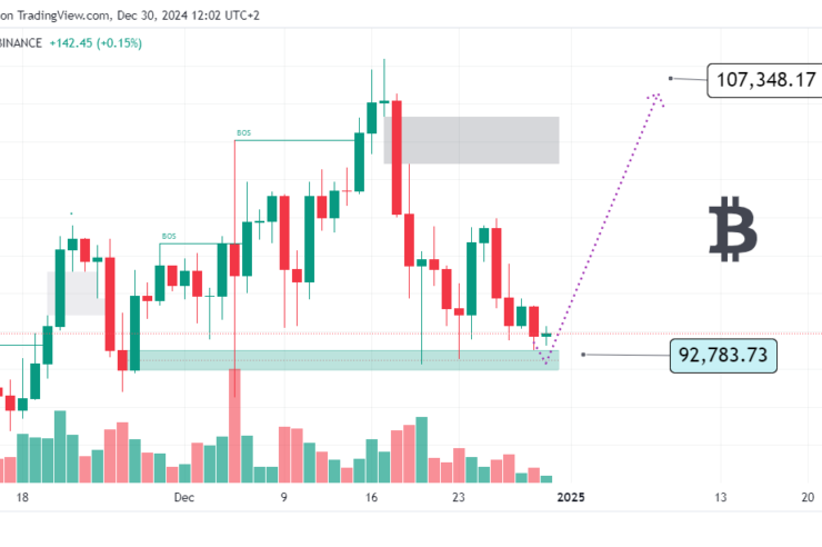 Прогноз биткоин на эту неделю, 30-12-2024