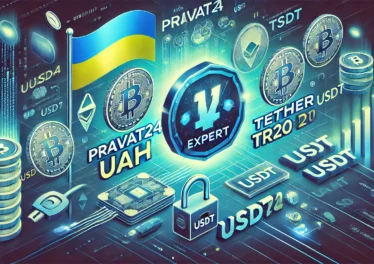 Privat24 (UAH) на Tether TRC20 (USDT), обменник Ecash Expert