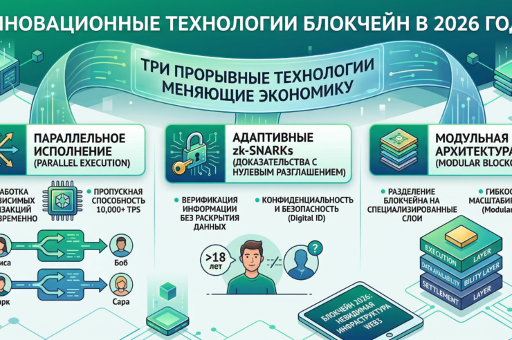 Блокчейн-стек 2026: Три технологии, которые похоронили «Трилемму»