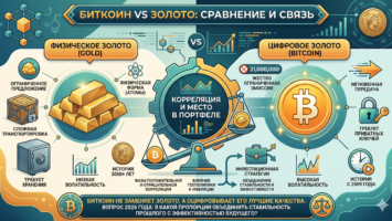Биткоин vs Золото: Эволюция ценности от атомов к битам