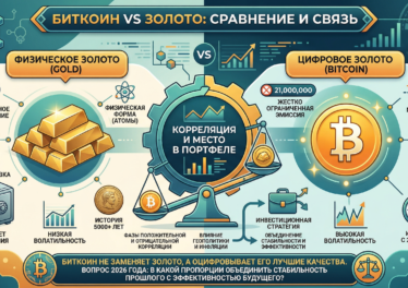 Биткоин vs Золото: Эволюция ценности от атомов к битам