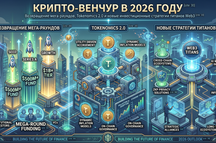 Крипто-венчур 2026: Особенности перемещения институциональных потоков, стандарты KYC/AML и ликвидность при конвертации венчурных активов