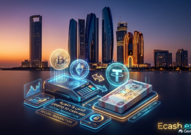 Как обменять криптовалюту на наличные дирхамы (AED) в Абу-Даби через Ecash.expert